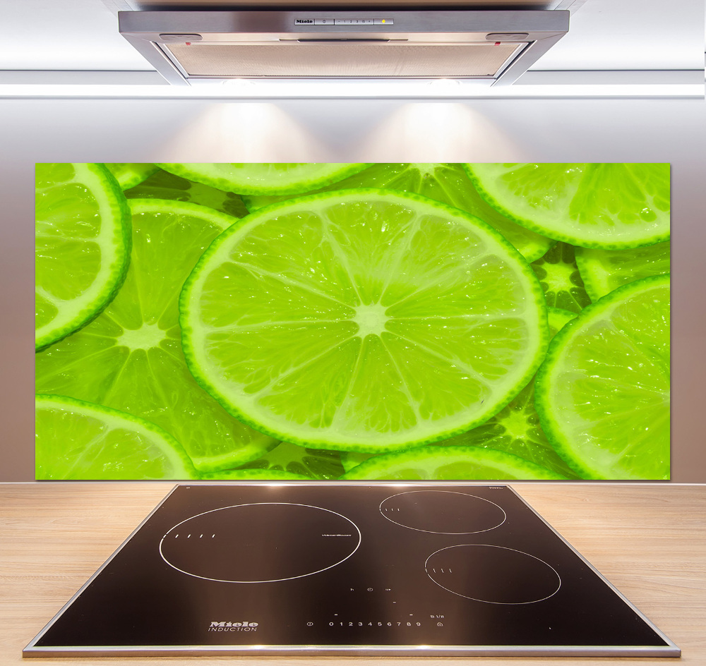 Panel szklany do kuchni Limonki