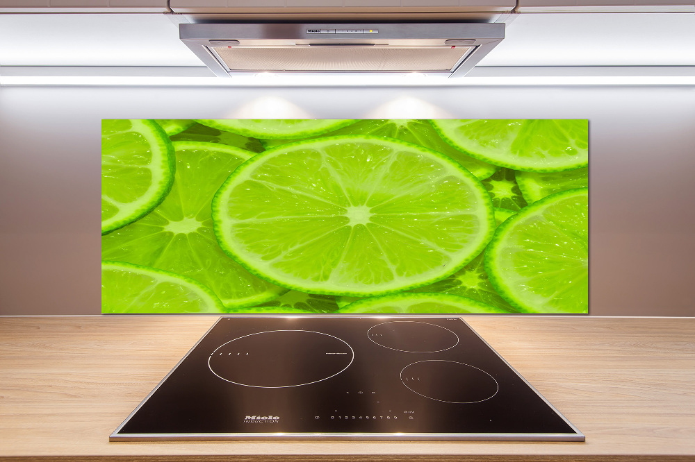 Panel szklany do kuchni Limonki