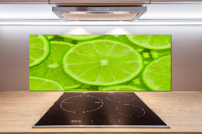 Panel szklany do kuchni Limonki