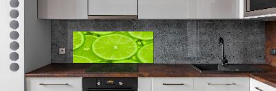 Panel szklany do kuchni Limonki