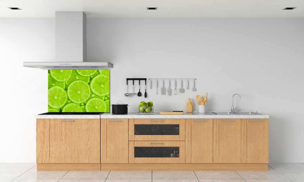 Panel szklany do kuchni Limonki