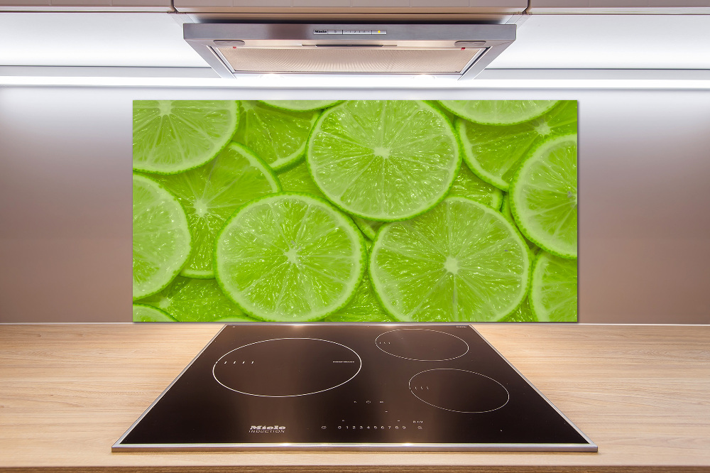 Panel szklany do kuchni Limonki