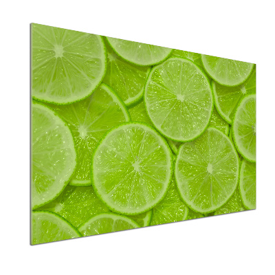 Panel szklany do kuchni Limonki