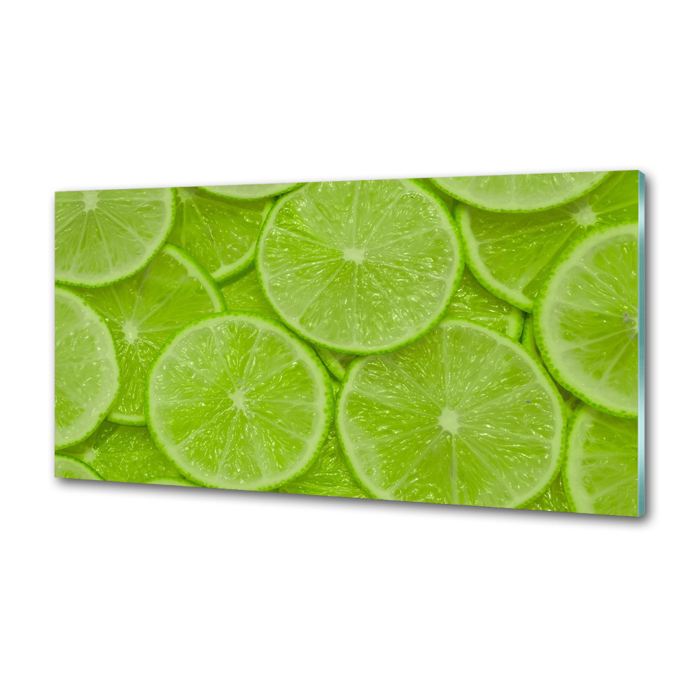 Panel szklany do kuchni Limonki