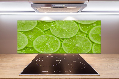 Panel szklany do kuchni Limonki
