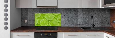 Panel szklany do kuchni Limonki
