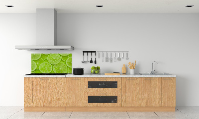 Panel szklany do kuchni Limonki