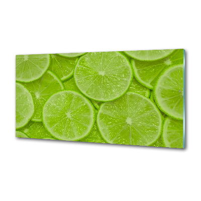 Panel szklany do kuchni Limonki