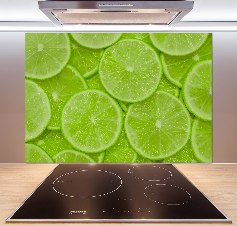 Panel szklany do kuchni Limonki