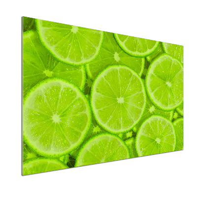 Panel szklany do kuchni Limonki