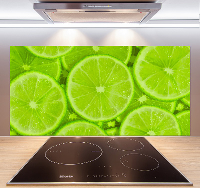 Panel szklany do kuchni Limonki