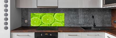 Panel szklany do kuchni Limonki