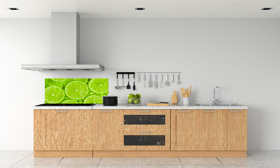 Panel szklany do kuchni Limonki