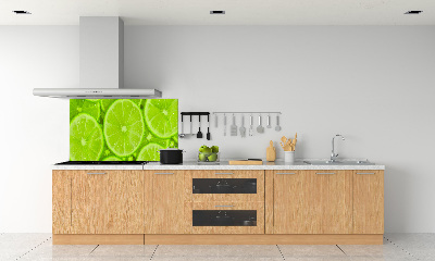 Panel szklany do kuchni Limonki