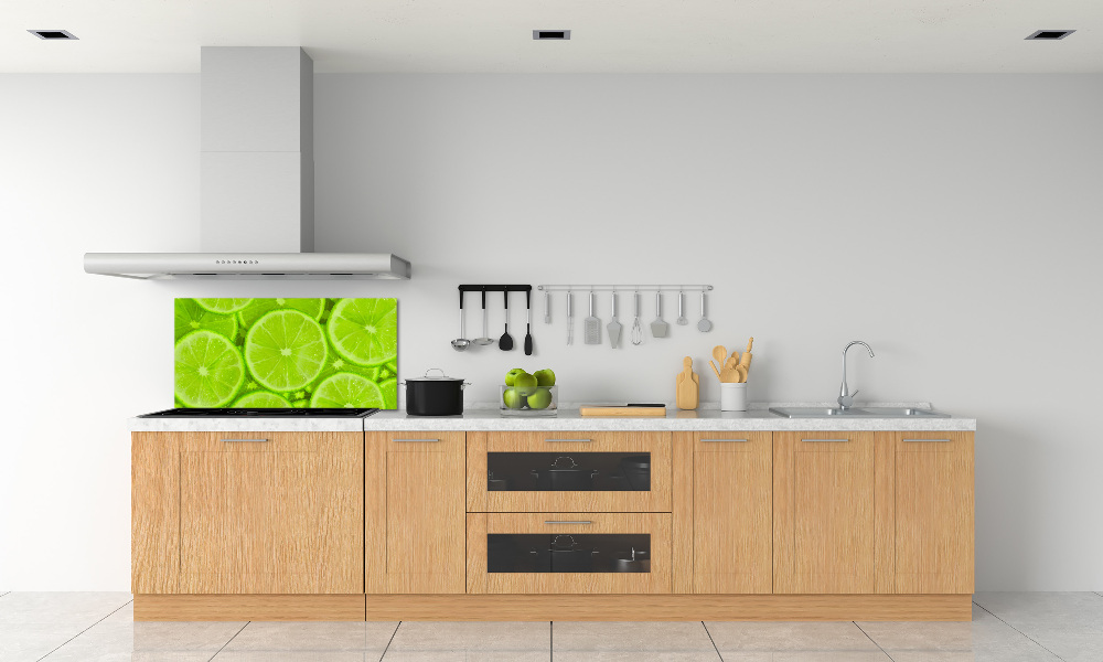 Panel szklany do kuchni Limonki