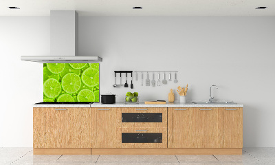 Panel szklany do kuchni Limonki