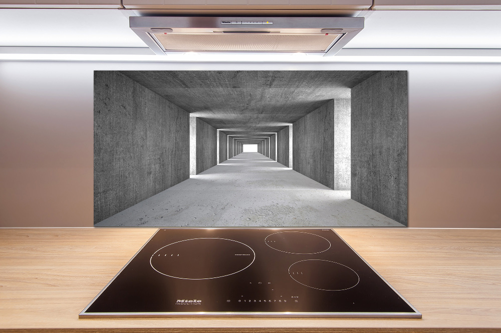 Panel do kuchni Betonowy tunel