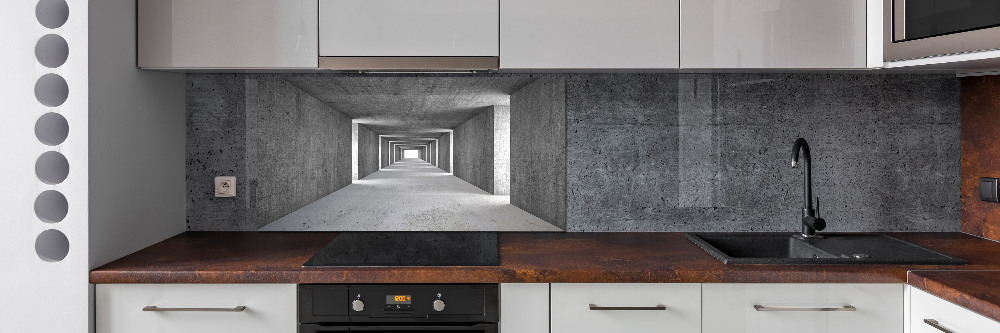 Panel do kuchni Betonowy tunel