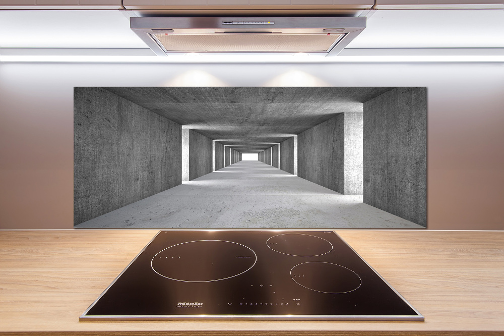 Panel do kuchni Betonowy tunel