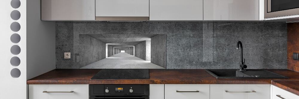 Panel do kuchni Betonowy tunel