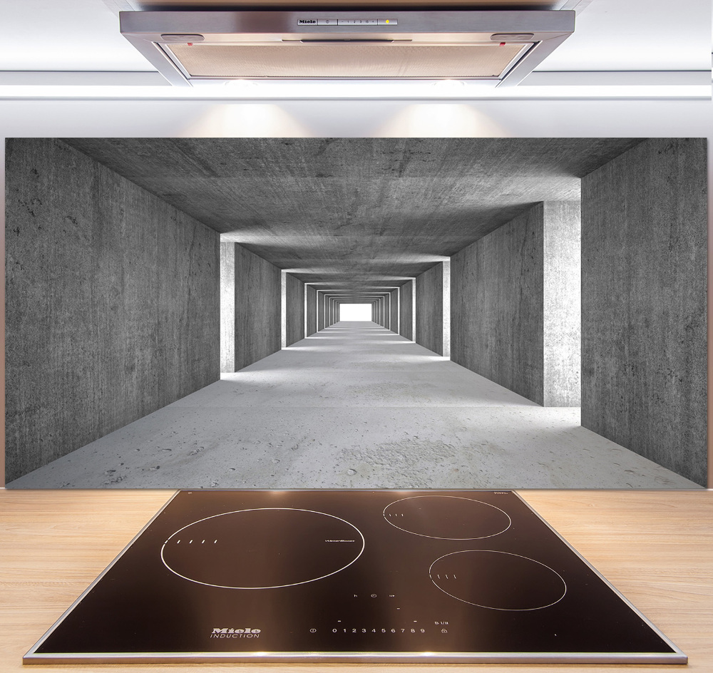 Panel do kuchni Betonowy tunel