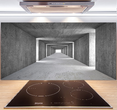Panel do kuchni Betonowy tunel