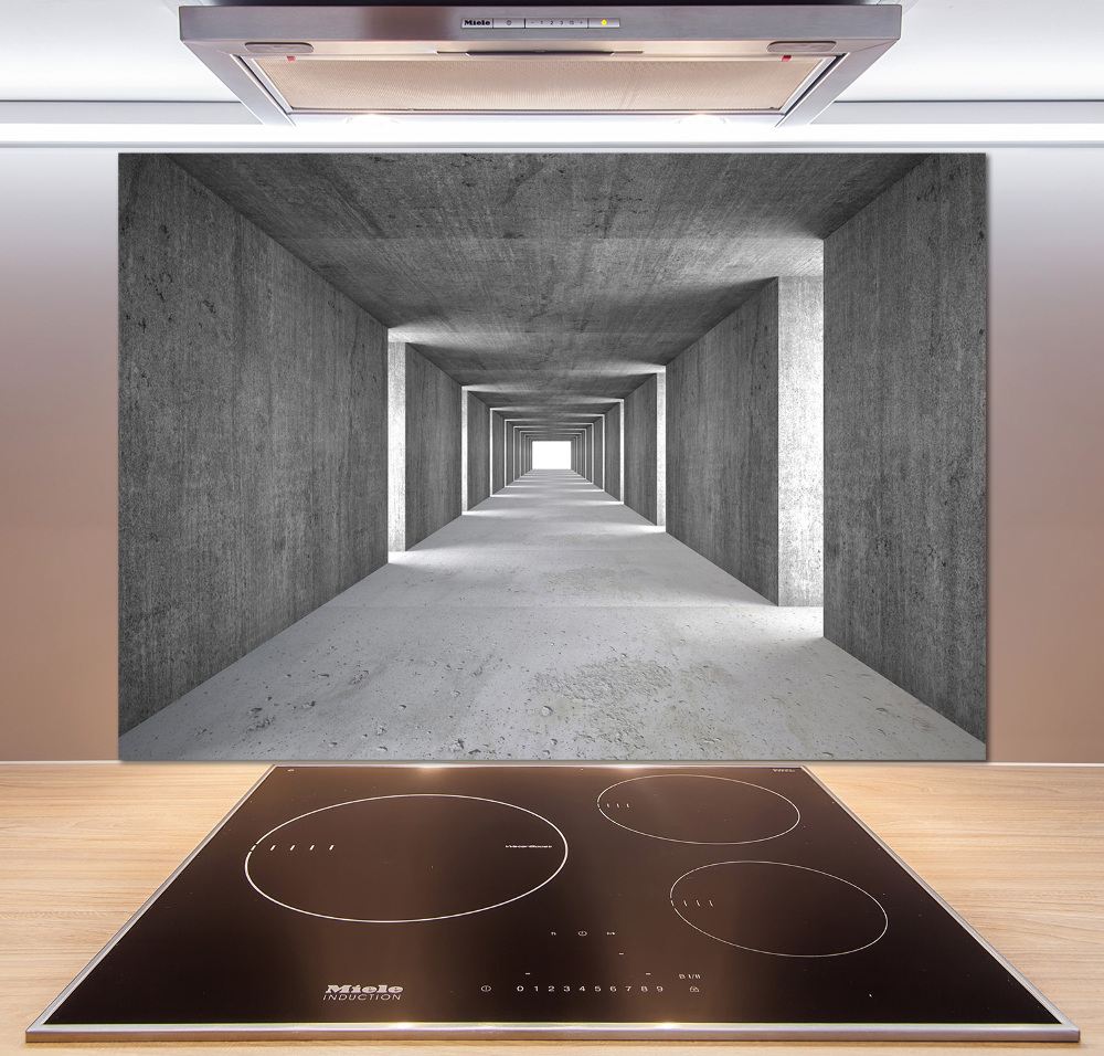 Panel do kuchni Betonowy tunel