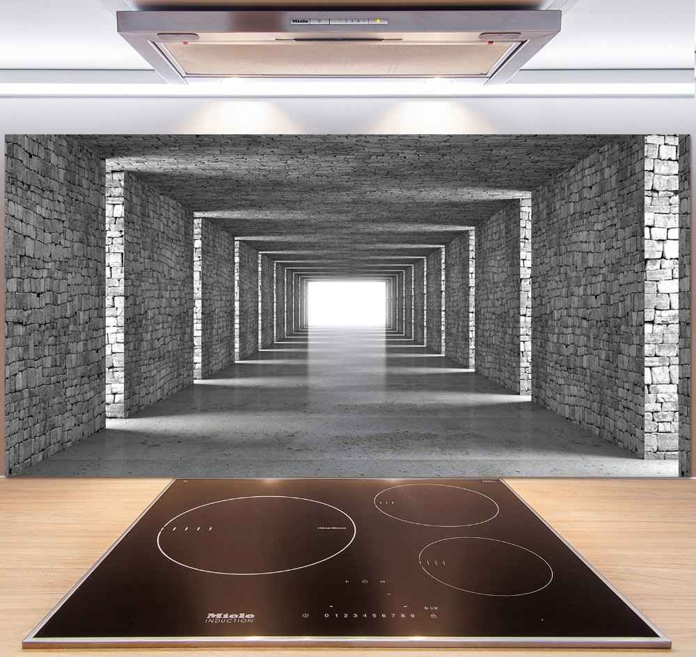 Panel do kuchni Tunel z cegły