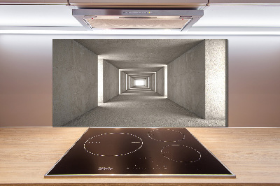 Panel do kuchni Betonowy tunel