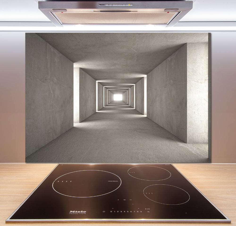 Panel do kuchni Betonowy tunel