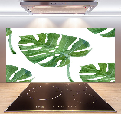Panel między meble w kuchni Monstera