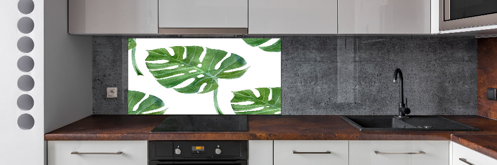 Panel między meble w kuchni Monstera