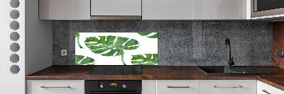 Panel między meble w kuchni Monstera