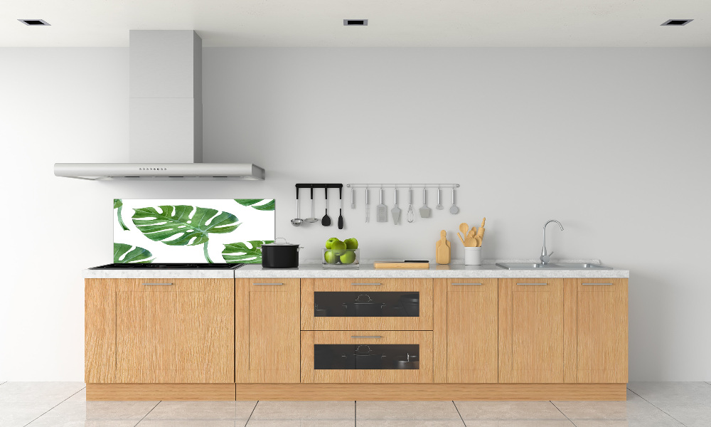 Panel między meble w kuchni Monstera