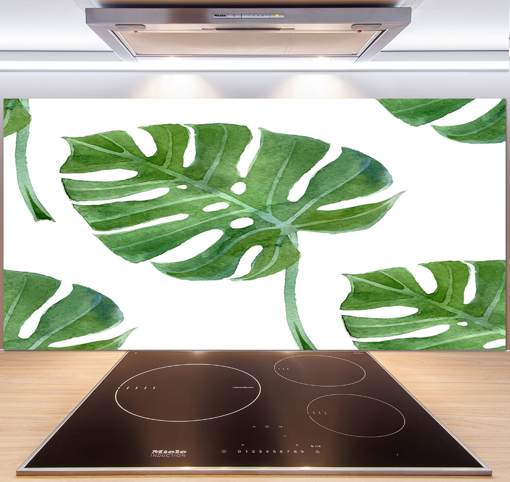 Panel między meble w kuchni Monstera
