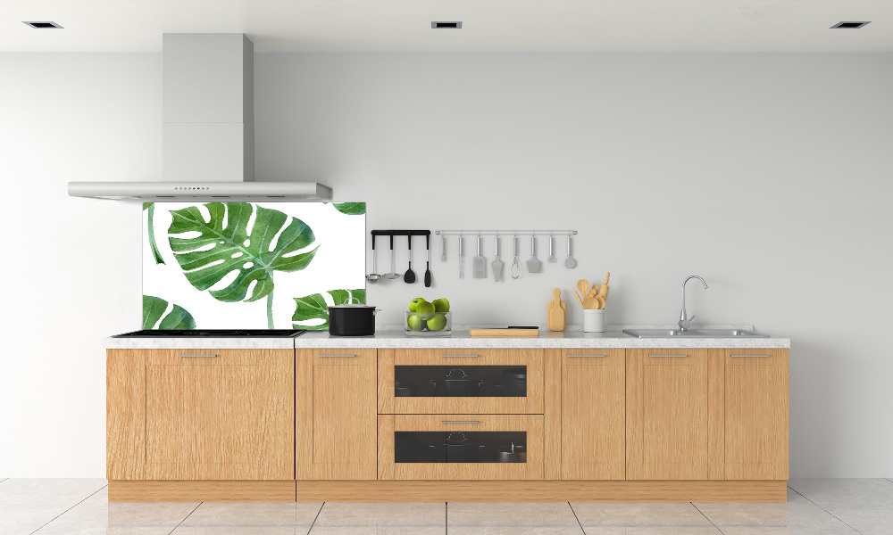 Panel między meble w kuchni Monstera