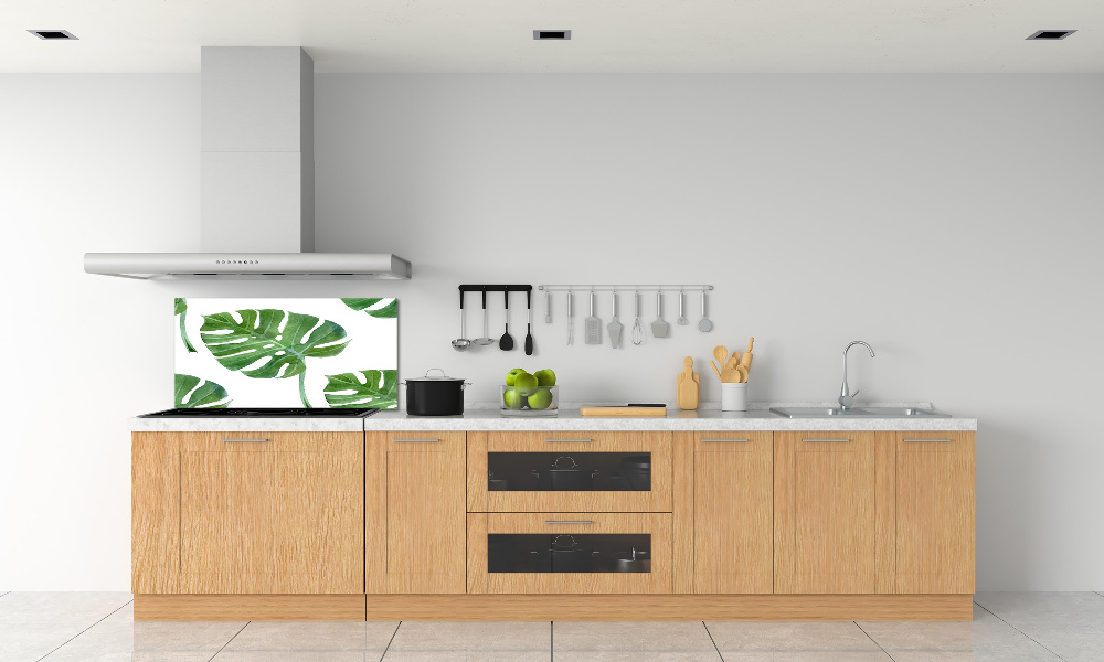 Panel między meble w kuchni Monstera