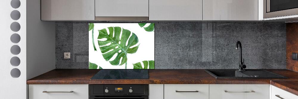 Panel między meble w kuchni Monstera