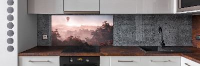 Panel do kuchni Balon nad lasem