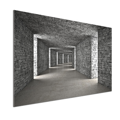 Panel do kuchni Tunel z cegły