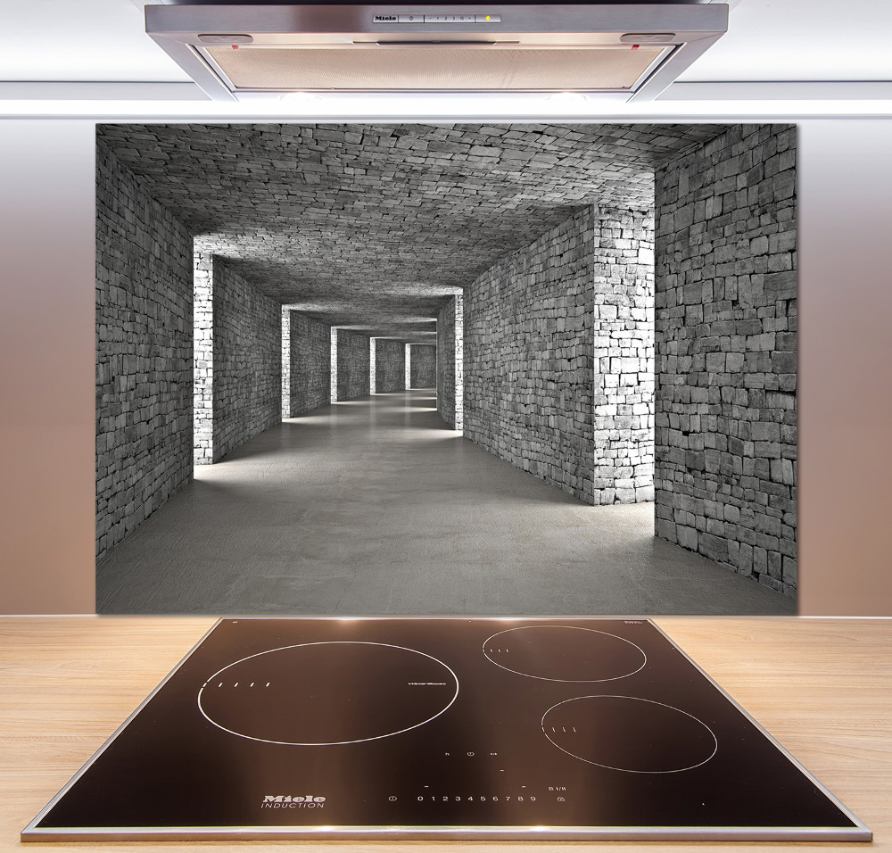 Panel do kuchni Tunel z cegły
