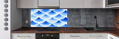 Panel dekor szkło Rybie łuski