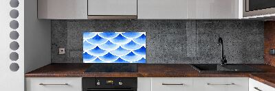 Panel dekor szkło Rybie łuski