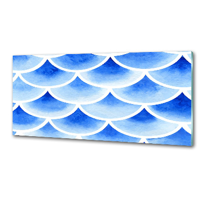 Panel dekor szkło Rybie łuski