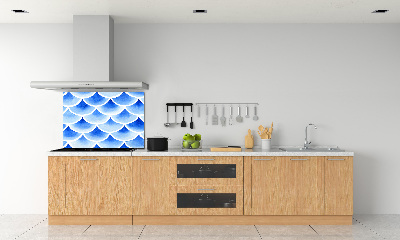 Panel dekor szkło Rybie łuski