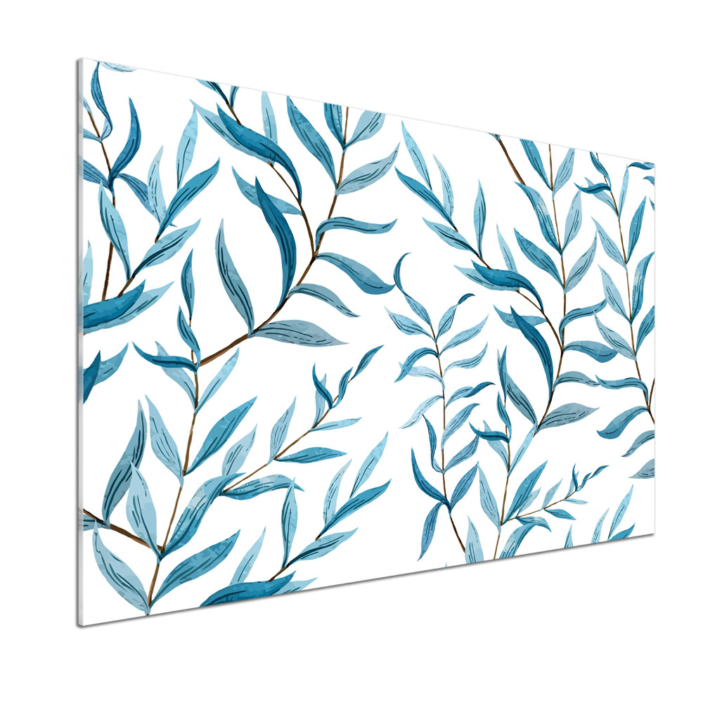 Panel szklany do kuchni Liście