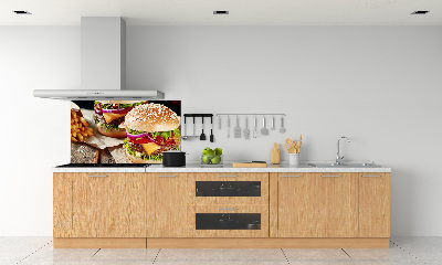 Panel dekor szkło Hamburgery