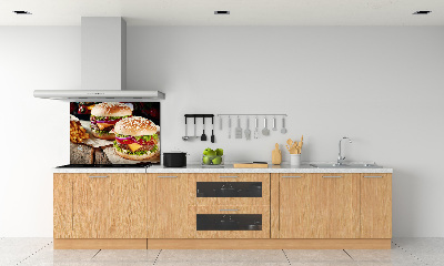 Panel dekor szkło Hamburgery