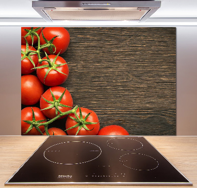 Panel lacobel Pomidory na drewnie