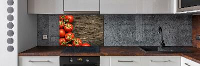 Panel lacobel Pomidory na drewnie